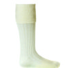 Cream or ecru glencoe kilt socks