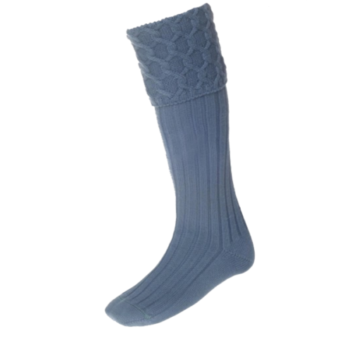 LEWIS ancient blue kilt-socks