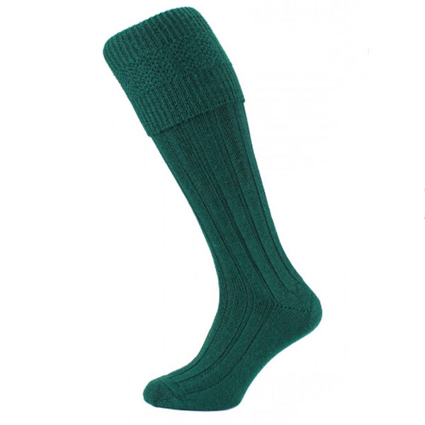 green kilt socks